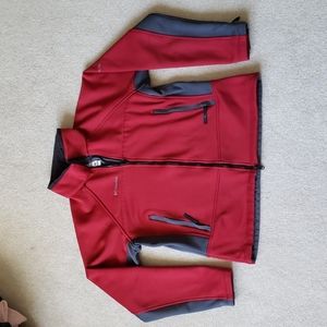 Columbia Titanium Tech Softshell Waterproof Red Jacket, Size L